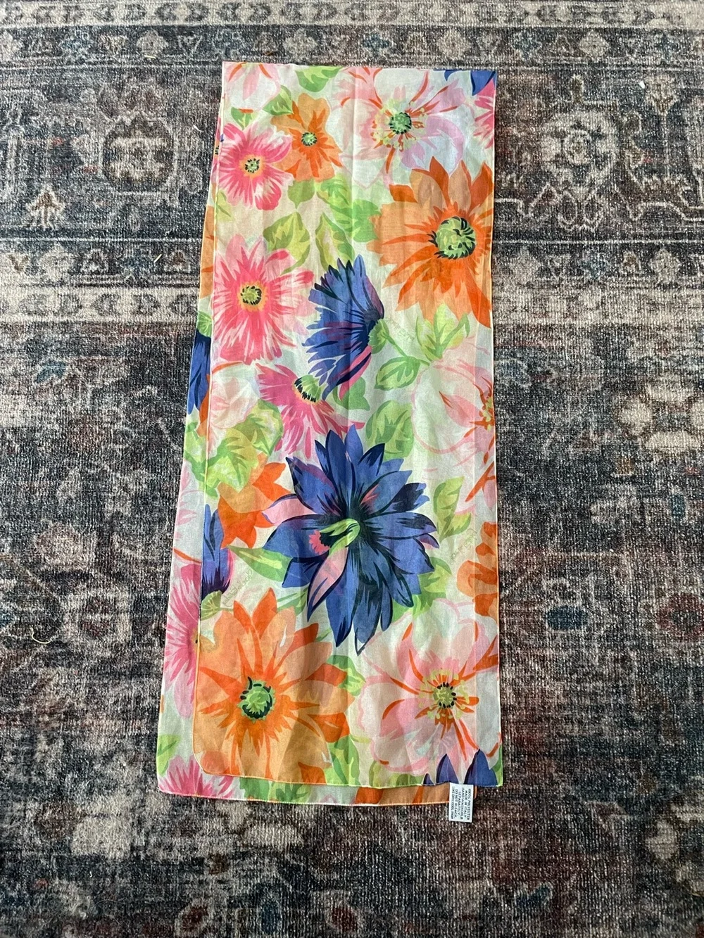 Diane von Furstenburg chiffon scarf